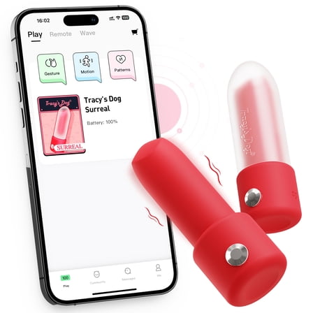 Tracy's Dog Surreal  APP controlled Lipstick Bullet Vibrator