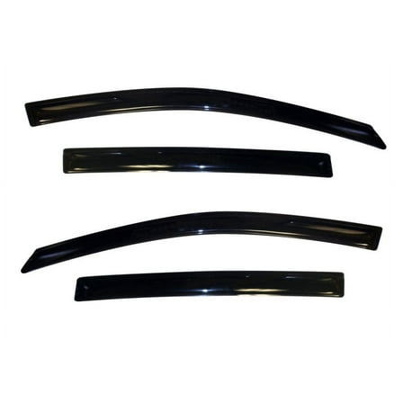 Auto Ventshade (AVS) by RealTruck Outside Mount Ventvisor / Window Deflectors Front & Rear Set 4 Pc. Set Compatible with 2012-2020 Chevy Sonic 5-Door, Hatchback
