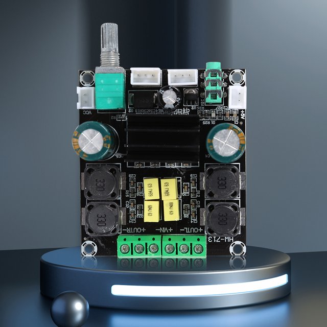 Tablero De Amplificador De Audio Digital Placa de amplificador de audio digital TPA3116D2 DC 12-24V 50Wx2 Salida de doble canal