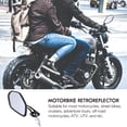 thumbnail image 4 of EeaseCA 1 Pair Motorbike Retroreflector Motorcycle Rearview Mirror Modified 360°Rotated Adjustable Rearview Mirror (Black), 4 of 7