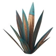 thumbnail image 1 of Adorno de hierro para jardín con diseño de agave azul - Varios tamaños (21cm a 27cm) - Incluye 9 piezas decorativas, 1 of 6