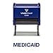 thumbnail image 3 of Medicaid Office Self Inking Rubber Stamp (Blue Ink) - X-Large, 3 of 3