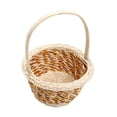 thumbnail image 5 of WeiLaiKeQi Flower Basket Portable Home Decoration Gathering Multipurpose Storage Basket Khaki, 5 of 9