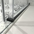 thumbnail image 5 of 63"H Frameless Sliding Door,Shower Door with Stainless Steel Pulleys&Adjustable Soft Closing Function,Clear Tempered Glass,Matte Black, 5 of 8