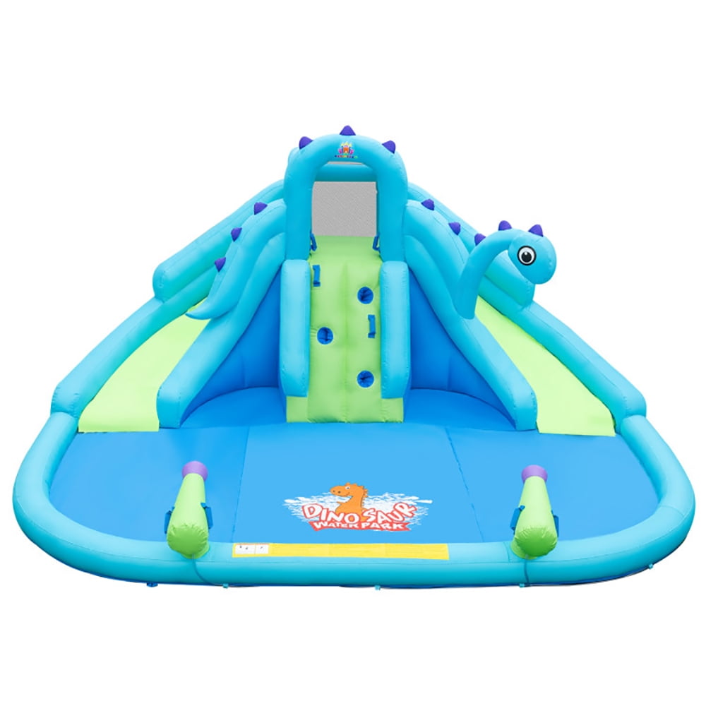 Barara King Bounce House, Inflatable Bounce House,Inflatable Water Slide with Dual Slides and Large Splash Pool (Without Blower)