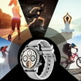 thumbnail image 4 of Fall Saving Liweisiy High Precision Smartwatch With Two Watch Bands Bluetooth Hd Call Intelligent Voice Control Long Battery And Ip68 Water Proofing 1.52Inch Smart Sports Watch Silver Free Size, 4 of 9
