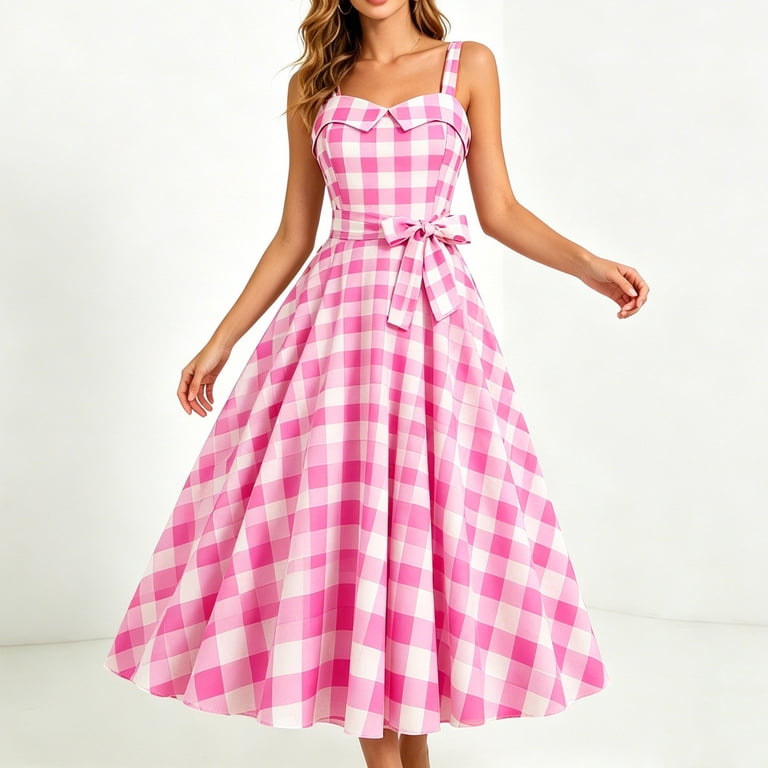pink audrey hepburn dress Women's 1950s Vintage Style Cocktail Swing Halloween Dr Hiipps Jolly Vintage Green Square Collar Garden Vintage Dress Material An iconic piece of Hollywood