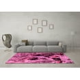 thumbnail image 3 of Ahgly Company Indoor Square Oriental Pink Industrial Area Rugs, 3' Square, 3 of 4