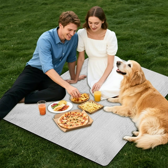 BKER Tapis de Camping en Papier D\'aluminium, Rouleau de Couchage en Papier D\'aluminium, Tapis Pliable Double pour Tente, Convient au Camping, à la Randonnée et au Pique-Nique en Plein Air