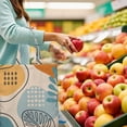 thumbnail image 5 of Tribal Pattern Waves Canvas Tote – Sketch Style Reusable Shopping Bag, 5 of 5