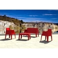 thumbnail image 4 of Compamia Box Outdoor Bench in Red, 4 of 7