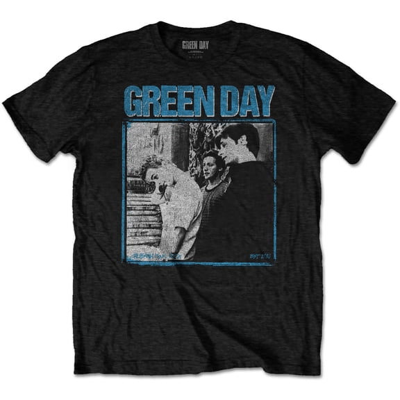 Green Day Unisex T-Shirt Photo Block (Small)