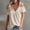 Khaki, variant on Women's Tops, Tees & Blouses Cap Puff Sleeve Tank Tops for Women Trendy Casual Pleated Boho Tops Ruffle Breathable Summer Tops for Women Hot Summer Sale Wine L
