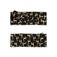 thumbnail image 2 of Wukai Christmas Gold Deers Print Baby Bow Headband for Newborn Infant Baby Toddler Girls, 2 of 5
