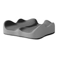 thumbnail image 2 of Cojín de asiento de espuma viscoelástica, compacto, ligero, transpirable, práctico, ergonómico, para silla de oficina, cama, sofá, sillón reclinable. Gris doble, 2 of 9
