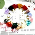 thumbnail image 2 of U8MO 10pc/lot Flower tassels for jewelry making DIY Earrings Tassel Pendants Trim-off-white-10pcs, 2 of 9