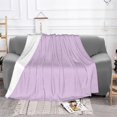 thumbnail image 3 of Manta de 152 x 127 cm, color lila y morado, suave, para sofá, sala de estar, cama, niñas y niños, decoración., 3 of 8