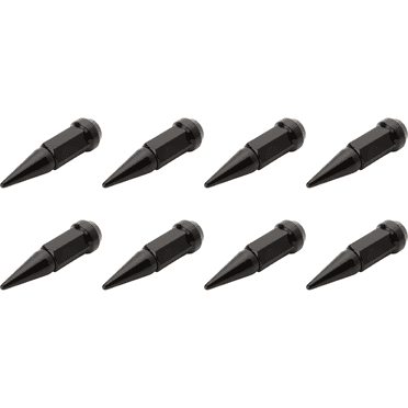 Set Of 16 Black Lug Nuts 12mm X 1.5 Thread For Can-Am X3 - Includes Socket, Made By Excalibur Wheel