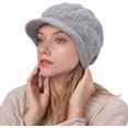 thumbnail image 2 of Chapeau Tricoté d'Hiver avec Doublure en Polaire Chaud, 2 of 4