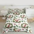 thumbnail image 2 of Castle Fairy Santa Claus 3-Piece Full Size Comforter Sets for Teenagers,Xmas Snowman Bedding Comforter Set,Merry Christmas Lightweight Bedding Sets,Ultra Soft Home Decor, 2 of 8