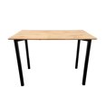 thumbnail image 4 of Set Comedor Top Living Mesa Rectangular + 4 Sillas Café y Negro, 4 of 9