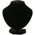 thumbnail image 1 of Exhibidores de collares tridimensionales, organizadores, soportes para cadenas de cuello, soportes para bustos de joyería, color negro (A-08), 1 of 7