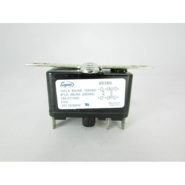 HVAC Heavy Duty Fan Relay 92380, Supco HVAC Heavy Duty Fan Relay