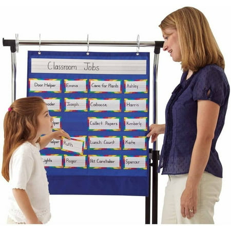 Classroom Helpers Chart - Carson Dellosa Classroom Helpers Pocket Chart, Includes Cards, 25.5