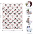 thumbnail image 4 of White Cow Face Pattern Blanket,Comfortable Soft Flannel Throw Blanket,All Season,Warm Lightweight Blankets for Sofa Bed Couch Living Room Chair,30"x40", 4 of 4