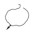 thumbnail image 1 of Collar colgante para hombre Yinane Collar de cadena de suéter moderno Hip Hop Negro, 1 of 8