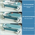 thumbnail image 3 of solautey Foldable Bathtub Portable Soaking Bath Tub Effortless, 51'' Large Portable Bathtub for Adult, Ergonomically Designed for Hot Bath Ice Bath with Reached Out Hands, 3 of 8