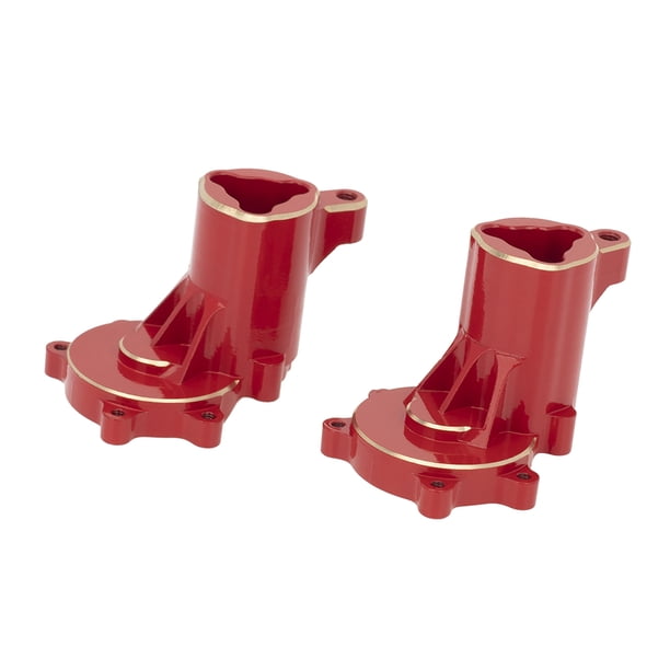 Tholdsy Paquete de 2 cubiertas de eje, instalación práctica, nudillo de dirección, adaptador de eje de superficie lisa, artesanía, accesorios RC, Kits de construcción modelo Rojo Tholdsy FN011105-02