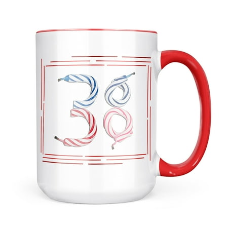 Neonblond 38 Birthday Party Candles Mug gift for Coffee Tea lovers