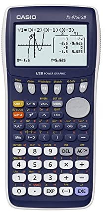 Casio fx-9750GII Graphing Calculator, Blue | Walmart Canada