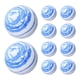 thumbnail image 1 of 10 pelotas de golf para entrenamiento de golf, ligeras, para niños y adultos. Azul Blanco, 1 of 9