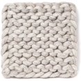 thumbnail image 3 of Abbott Collection 28-NEPAL-43-OAT Chunky Knitted Trivet, Oatmeal, 3 of 3