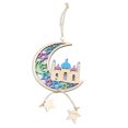 thumbnail image 1 of Wosthever Decoraciones de Ramadán Decoración colgante Adorno islámico Colgante de luna para el hogar Kits de decoración para fiestas 01 Wosthever HA061015-01, 1 of 6