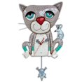 thumbnail image 2 of Allen Designs Souris le Chat Gris Minou Miaou Horloge Murale à Pendule à Piles, 2 of 3