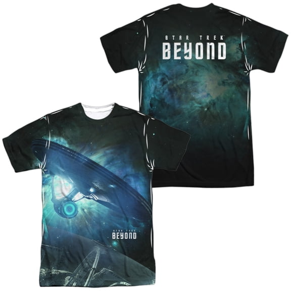 Star Trek Beyond Out There Unisex Adult Sublimated Costume T Shirt (Front/Back), Large Multicolor