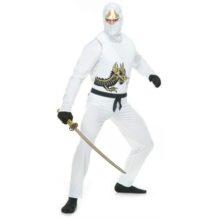 Adult's Mens White Ninja Avenger Series 2 Martial Arts Costume