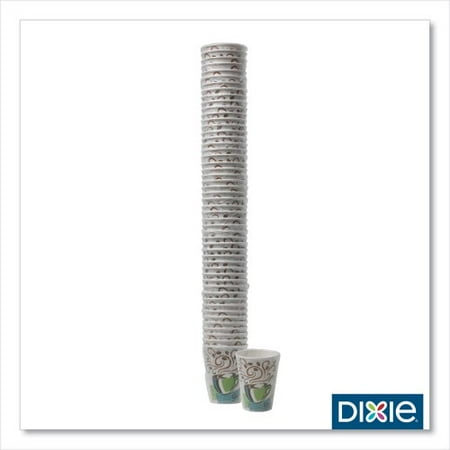 

Globe Chemical Company Inc. PerfecTouch Hot Cups 8 oz Coffee Haze Design Individually Wrapped
