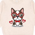 thumbnail image 3 of Inktastic Boston Terrier Valentine Heart Toddler Sweatshirt, 3 of 4