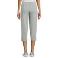 thumbnail image 4 of Athletic Works Women's and Women's Plus Knit Capri Pants, 22" Inseam, Sizes XS-4X, 4 of 5