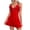 Red, variant on Lindreshi Lingerie Sets for Women 2pc Set Bow Lace Underwear Lace Nightdress Pajama Set Women