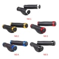 thumbnail image 3 of Yuarrent 1 par de empuñaduras de manillar de bicicleta de montaña de 13cm, empuñaduras de goma antideslizantes para bicicleta, bloqueo de bicicleta Ciclismo rojo Yuarrent CP0500-03, 3 of 6