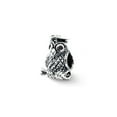 thumbnail image 1 of Fancy Bead White Sterling Silver Themed 11.82 mm 8.18 Reflections Wise Owl Bead, 1 of 4