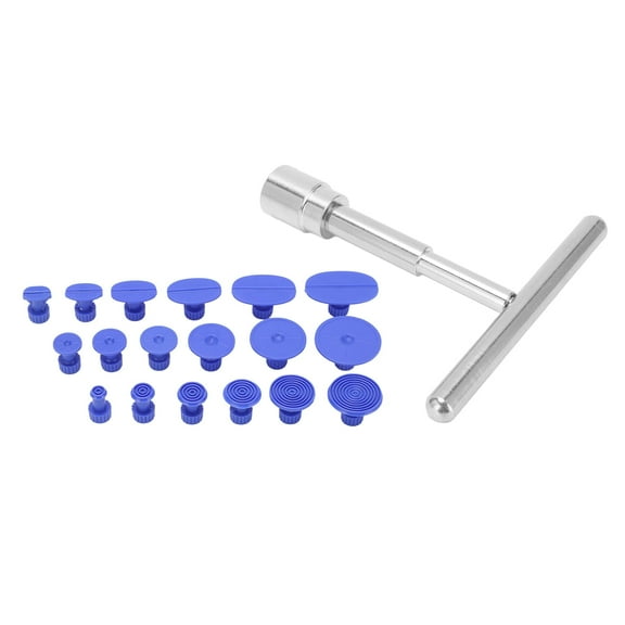 Dent T Bar Paintless With 18pcs Pulling Tabs For Auto Body Damage Repair Dent Puller Kit
