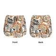 thumbnail image 3 of Balery Floral Paisley Pantalones cortos deportivos para mujer con forro y dos bolsillos, elásticos, para entrenamiento, gimnasio, yoga-X-Large, 3 of 7