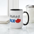 thumbnail image 4 of CafePress - World's Greatest Pepere Large Mug - 15 oz Ceramic Large White Novelty Mug, 4 of 4