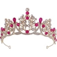 thumbnail image 1 of Bridal Crown Luxury Rhinestone Wedding Crown Women Pageant Hair Jewelry Bride Gift, 1 of 9